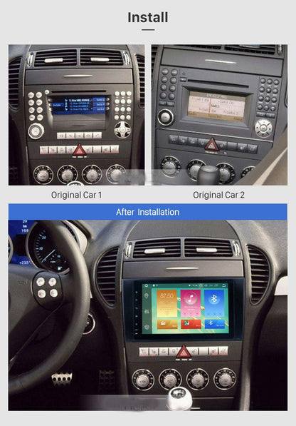 9" Octa-Core Android Navigation Radio for Mercedes-Benz SLK 2004 - 2012 - Smart Car Stereo Radio Navigation | In-Dash audio/video players online - Phoenix Automotive