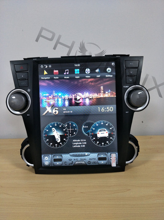 [ G6 octa-core ] 12.1" Android 11 Fast boot Navigation Radio for Toyota Highlander 2009 - 2013 - Smart Car Stereo Radio Navigation | In-Dash audio/video players online - Phoenix Automotive