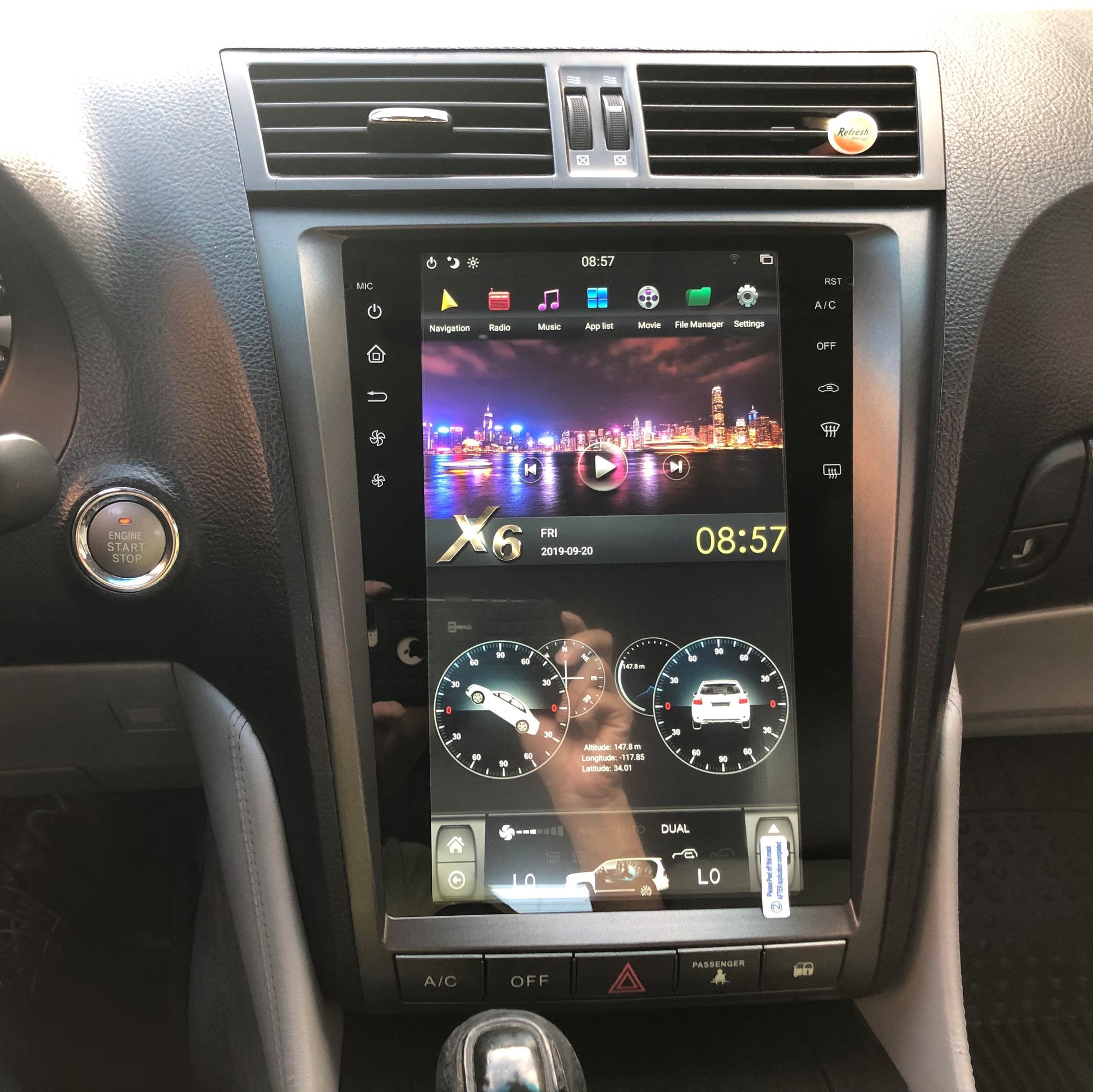 [ PX6 SIX-CORE ] 11.8" Vertical Screen Android 9 Fast boot Navigation Radio for Lexus GS 300 350 430 450h 460 2005 - 2011 - Smart Car Stereo Radio Navigation | In-Dash audio/video players onl