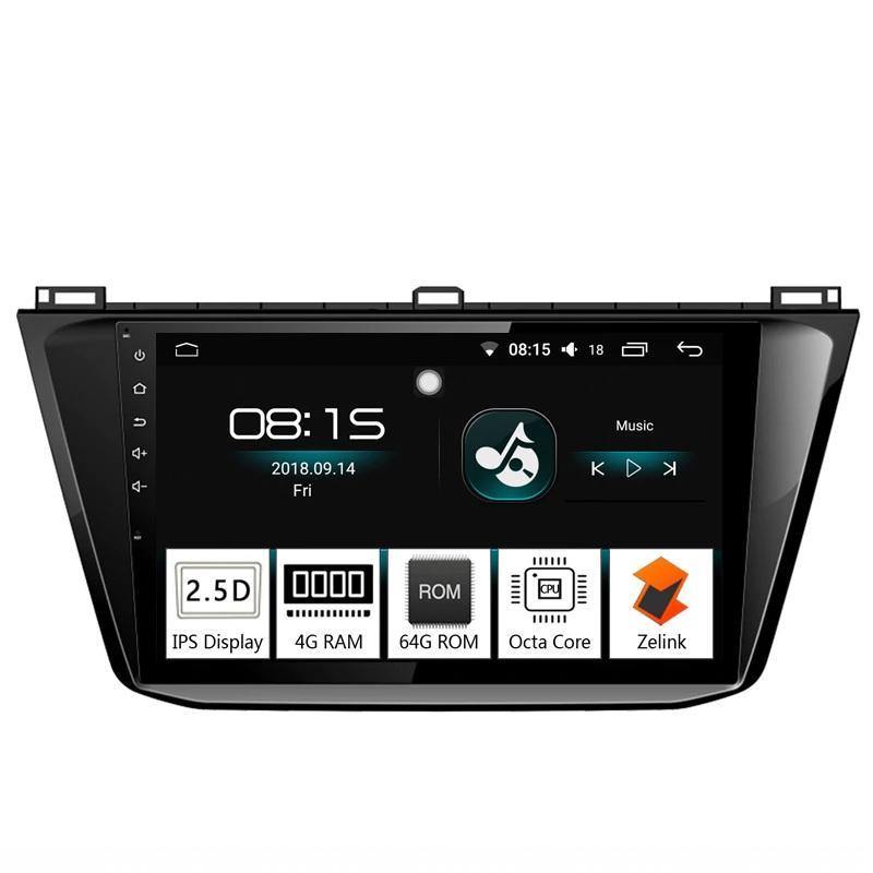 10.1" Octa-Core Android Navigation Radio for VW Volkswagen Tiguan 2018 2019 - Smart Car Stereo Radio Navigation | In-Dash audio/video players online - Phoenix Automotive