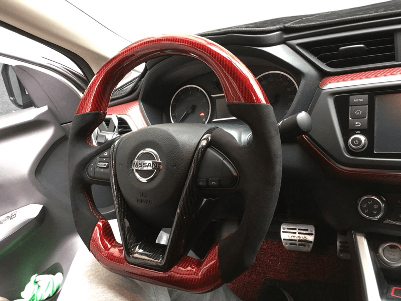 Custom-made Carbon fiber Steering Wheel for 2015 - 2017 Nissan Maxima Color & Design Customizable | Phoenix Automotive