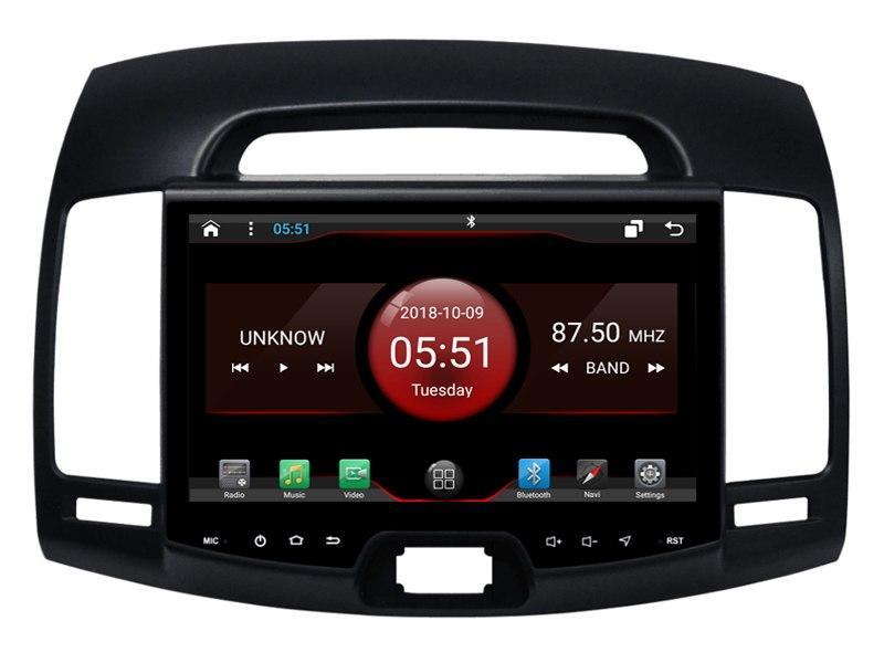 9" Octa-Core Android Navigation Radio for Hyundai Elantra 2007 - 2010 - Smart Car Stereo Radio Navigation | In-Dash audio/video players online - Phoenix Automotive