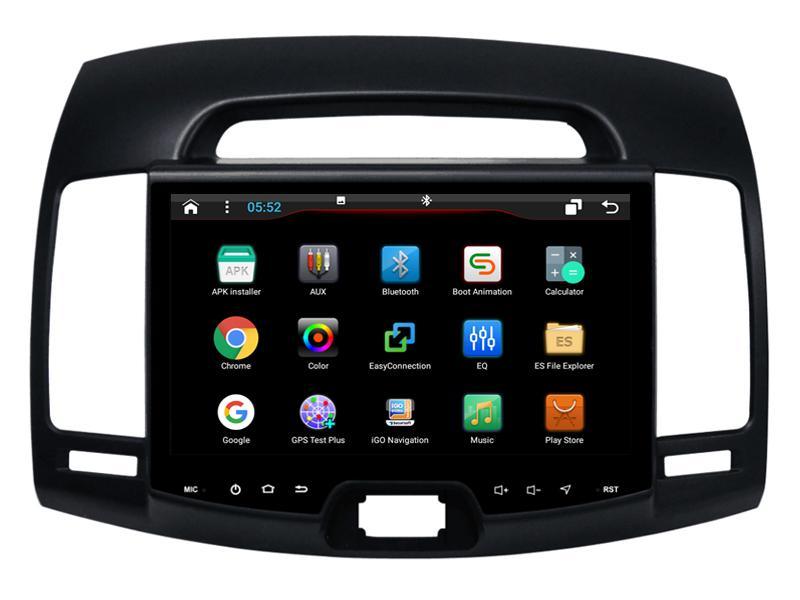 9" Octa-Core Android Navigation Radio for Hyundai Elantra 2007 - 2010 - Smart Car Stereo Radio Navigation | In-Dash audio/video players online - Phoenix Automotive