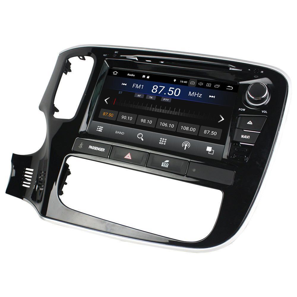 8" Octa-core Quad-core Android Navigation Radio for Mitsubishi Outlander 2014 - 2019 - Smart Car Stereo Radio Navigation | In-Dash audio/video players online - Phoenix Automotive