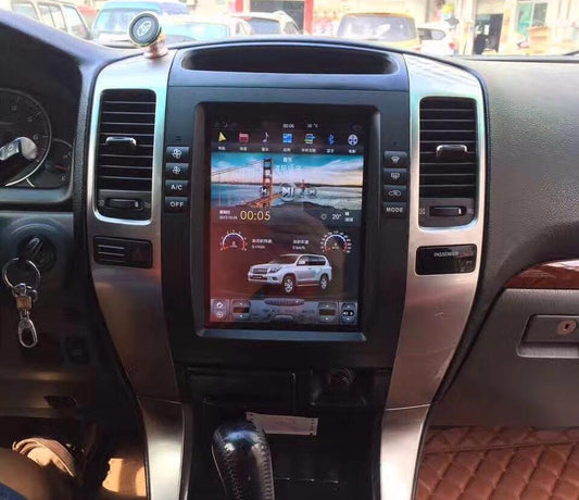 Open Box 10.4" Vertical Screen Android Navigation Radio for Toyota Land Cruiser Prado 2003 - 2009 | Phoenix Automotive