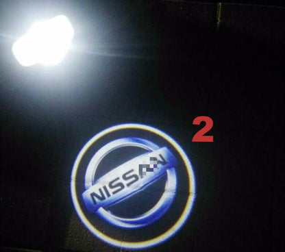 26 Style 2X Ghost Lights Door Step Welcome Lights for Nissan Altima Teana Armada Maxima Titan Quest - Smart Car Stereo Radio Navigation | In-Dash audio/video players online - Phoenix Automoti