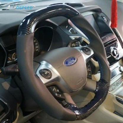 Custom-made Carbon fiber Steering Wheel for 2011 - 2014 Ford Focus Color & Design Customizable | Phoenix Automotive