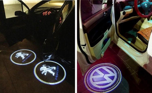 Universal Wireless Ghost Shadow Lights Door Panel Step Lights Laser Logo Courtesy Welcome Lights | Phoenix Automotive