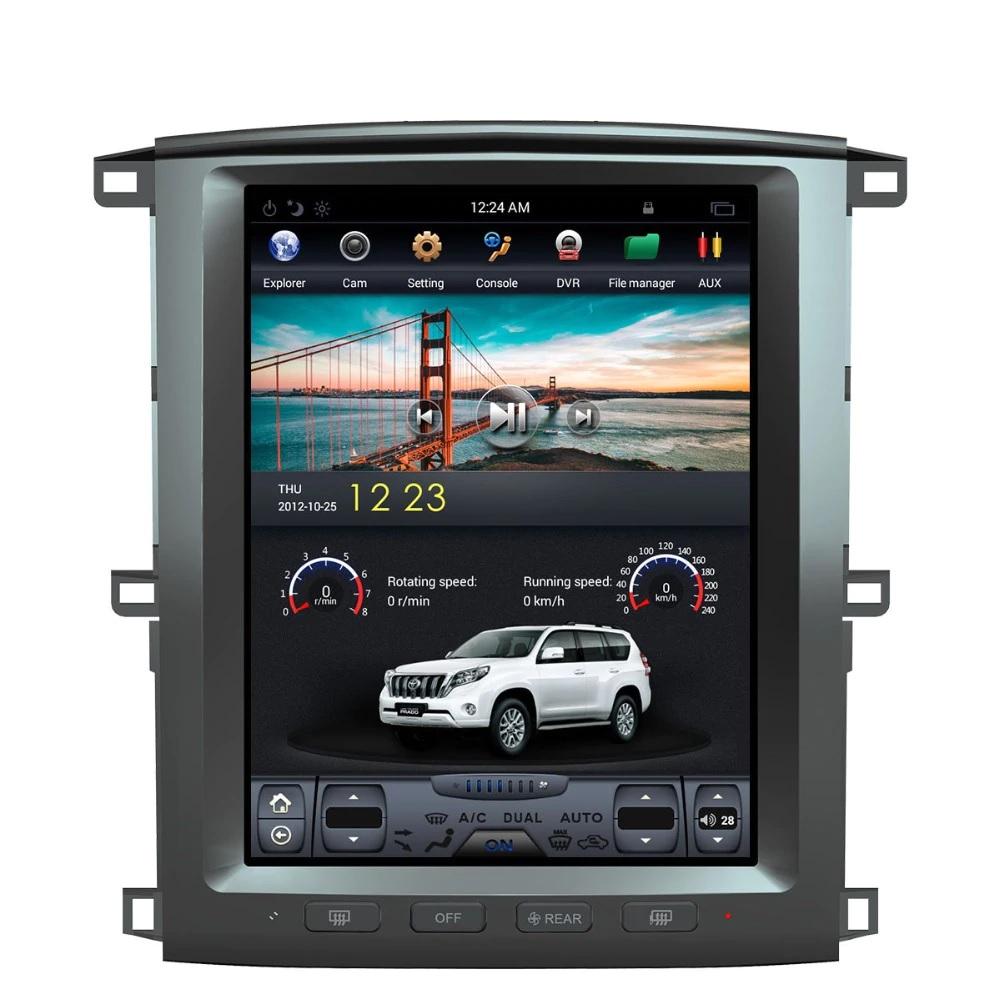 [Open box] 12.1" Vertical Screen Android Navi Radio for Toyota Land Cruiser LC100 2002 - 2007 - Smart Car Stereo Radio Navigation | In-Dash audio/video players online - Phoenix Automotive