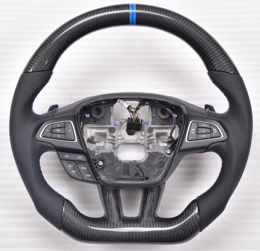 Custom-made Carbon fiber Steering Wheel for 2015 - 2017 Ford Focus Color & Design Customizable | Phoenix Automotive