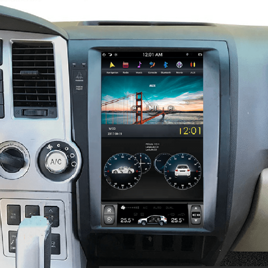 Open Box 13.6" Android Vertical Screen Navigation Radio for Toyota Tundra 2007 - 2013 | Phoenix Automotive