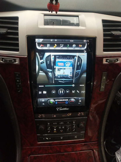 [ PX6 SIX-CORE ] 10.4" ANDROID 9 Fast Boot VERTICAL SCREEN Navigation Radio for Cadillac Escalade 2007 - 2014 - Smart Car Stereo Radio Navigation | In-Dash audio/video players online - Phoeni