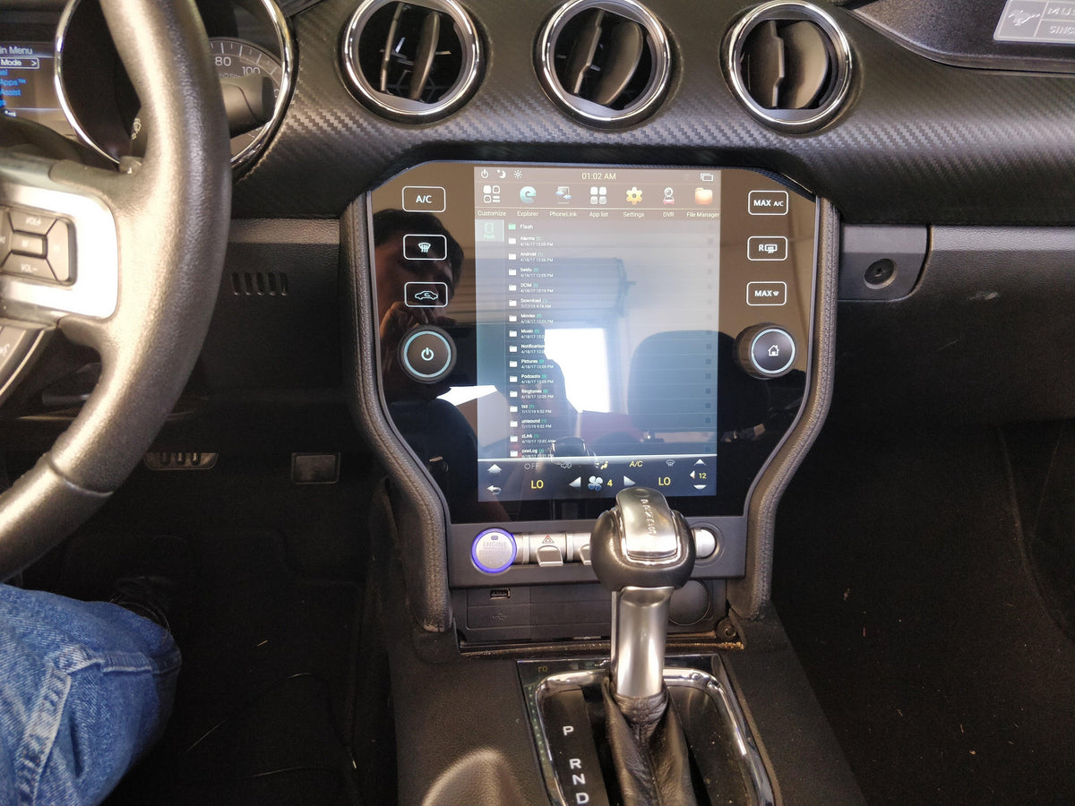 Open box [ PX6 SIX-CORE ] 10.4" Android 8.1 Vertical Screen Navigation Radio for Ford Mustang and Shelby 2015 - 2019 - Smart Car Stereo Radio Navigation | In-Dash audio/video players online -