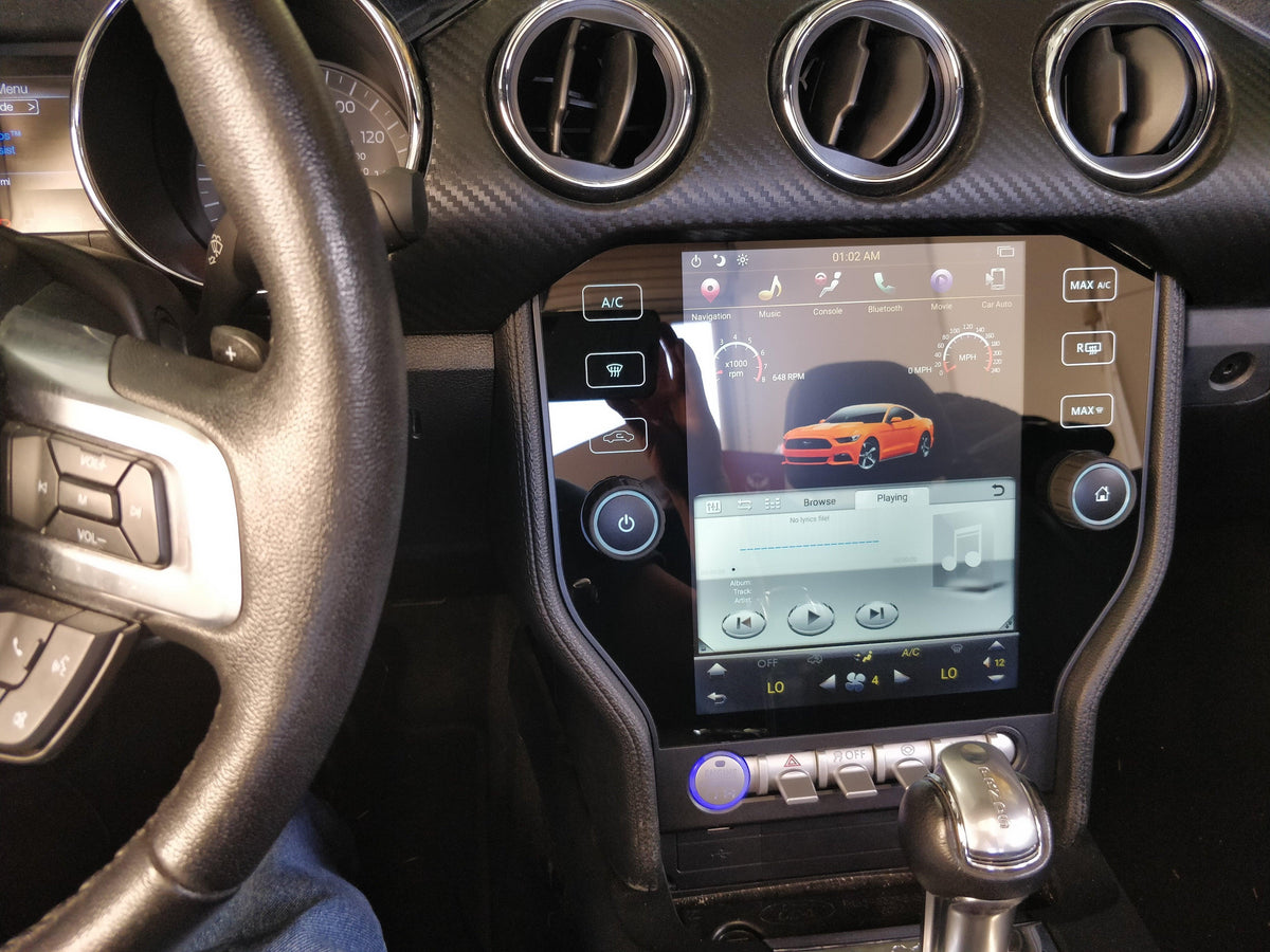 Open box [ PX6 SIX-CORE ] 10.4" Android 8.1 Vertical Screen Navigation Radio for Ford Mustang and Shelby 2015 - 2019 - Smart Car Stereo Radio Navigation | In-Dash audio/video players online -