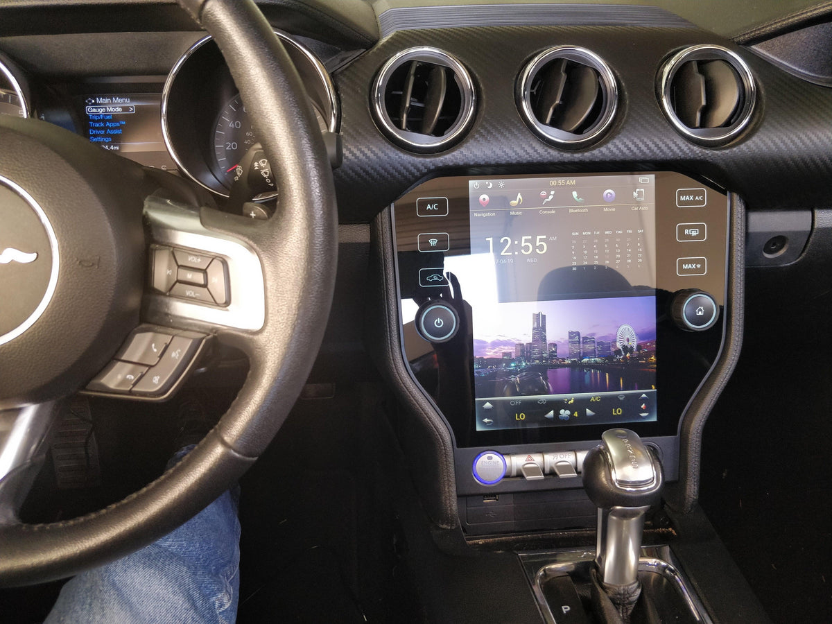 Open box [ PX6 SIX-CORE ] 10.4" Android 8.1 Vertical Screen Navigation Radio for Ford Mustang and Shelby 2015 - 2019 - Smart Car Stereo Radio Navigation | In-Dash audio/video players online -