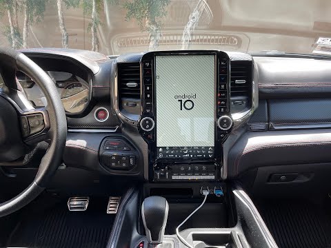 13.6” Android 12 Vertical Screen Navigation Radio for Dodge Ram 2019- 2024 | Phoenix Automotive