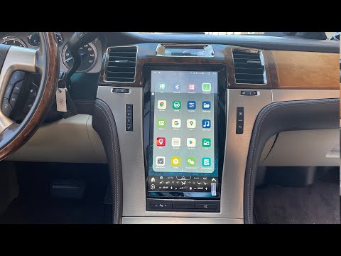 13.6" Android 12 VERTICAL SCREEN Navigation Radio for Cadillac Escalade 2007 - 2014