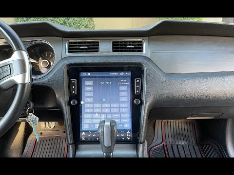 12.1" Vertical Screen Android Fast boot Navigation Radio for Ford Mustang 2010 - 2014 | Phoenix Automotive