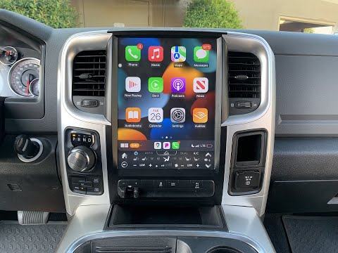 12.1“ / 13" Android 13 Fast boot Vertical Screen Navi Radio for Dodge Ram 2009 - 2018 | Phoenix Automotive