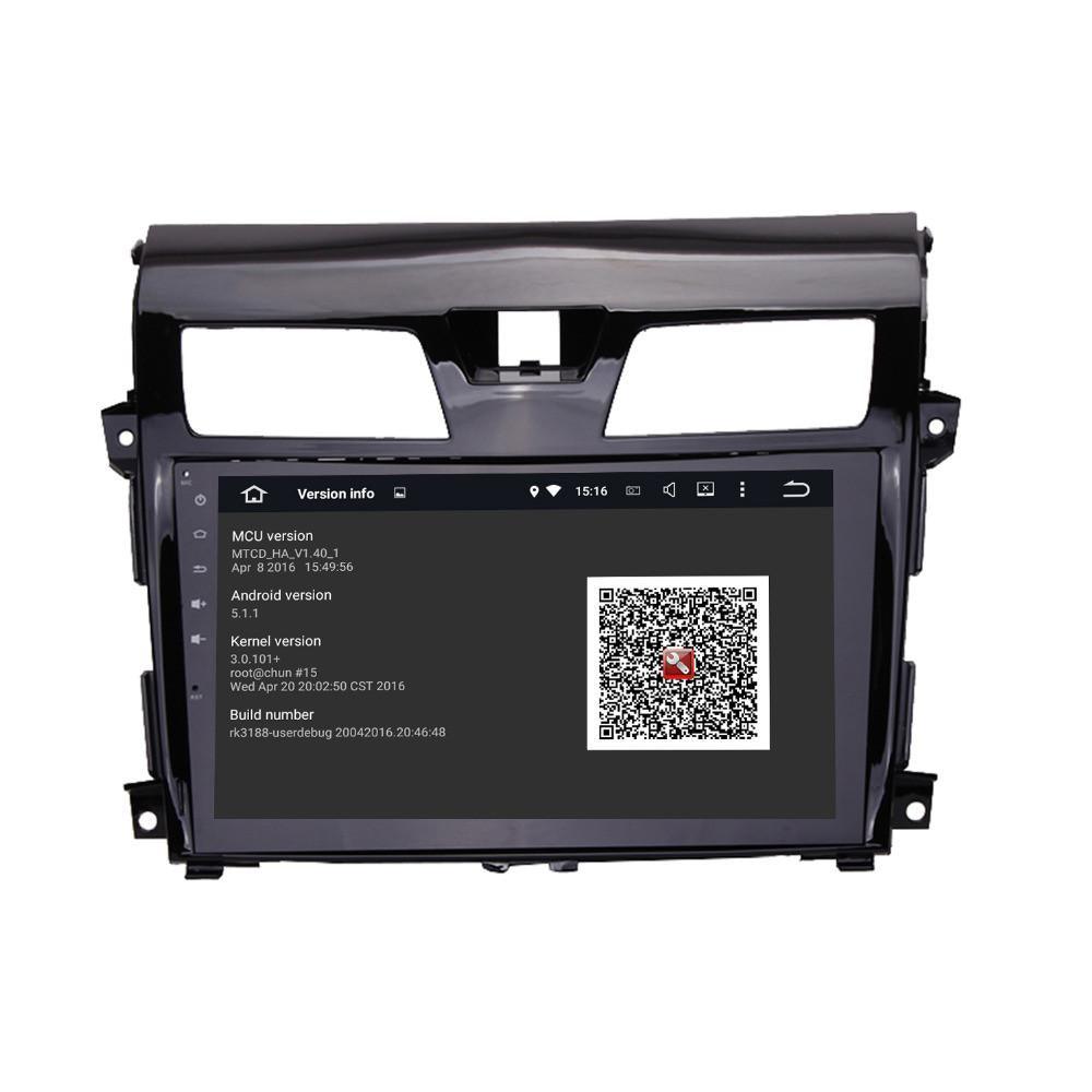 Open Box 10.2" Quad-Core Android 7.1 Navigation Radio for Nissan Teana Altima 2013 - 2017 - Smart Car Stereo Radio Navigation | In-Dash audio/video players online - Phoenix Automotive