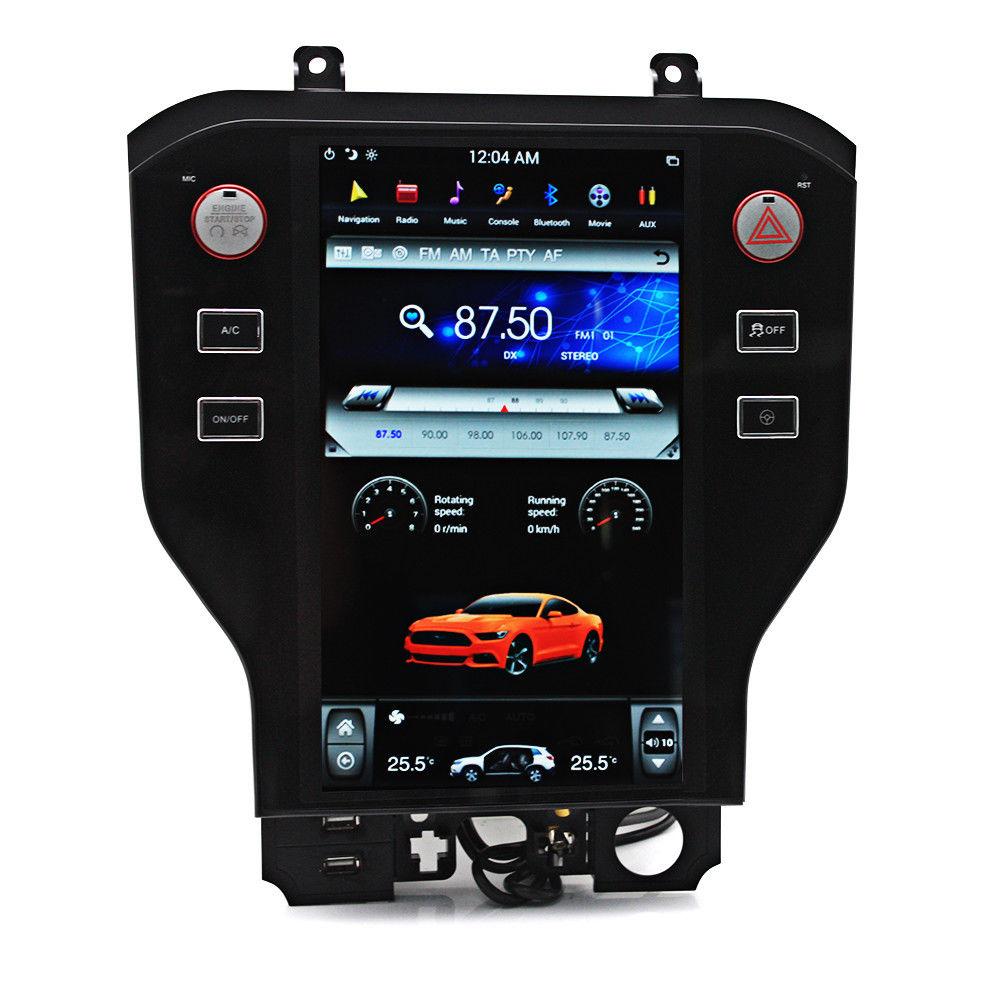 [ Open box] 11.8" Vertical Screen Android Navigation Radio for Ford Mustang 2015 - 2019 - Smart Car Stereo Radio Navigation | In-Dash audio/video players online - Phoenix Automotive